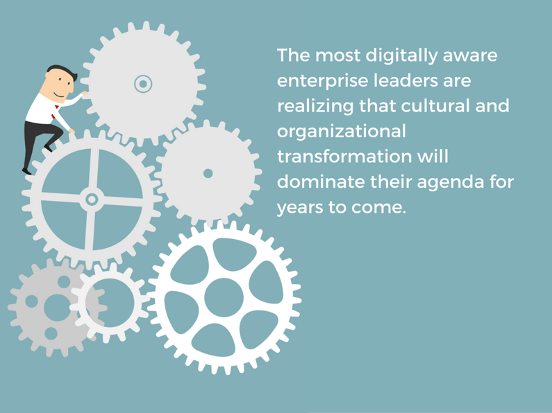 Gartner research: most digitally aware leaders realize culture has important role