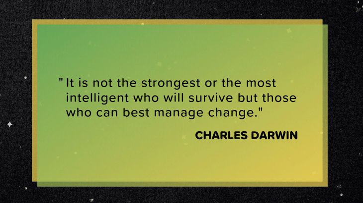 Shareable Quotes To Inspire Business Transformation by Charles Darwin