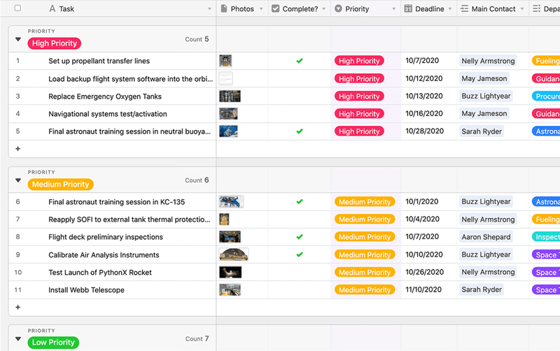 airtable database builder