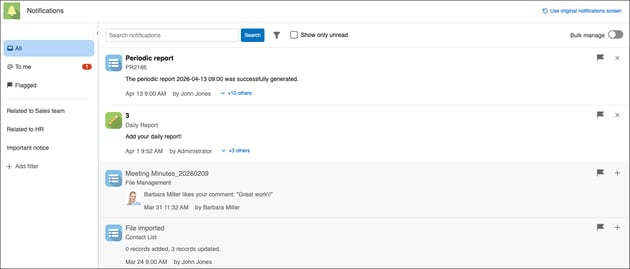 After front-end update
