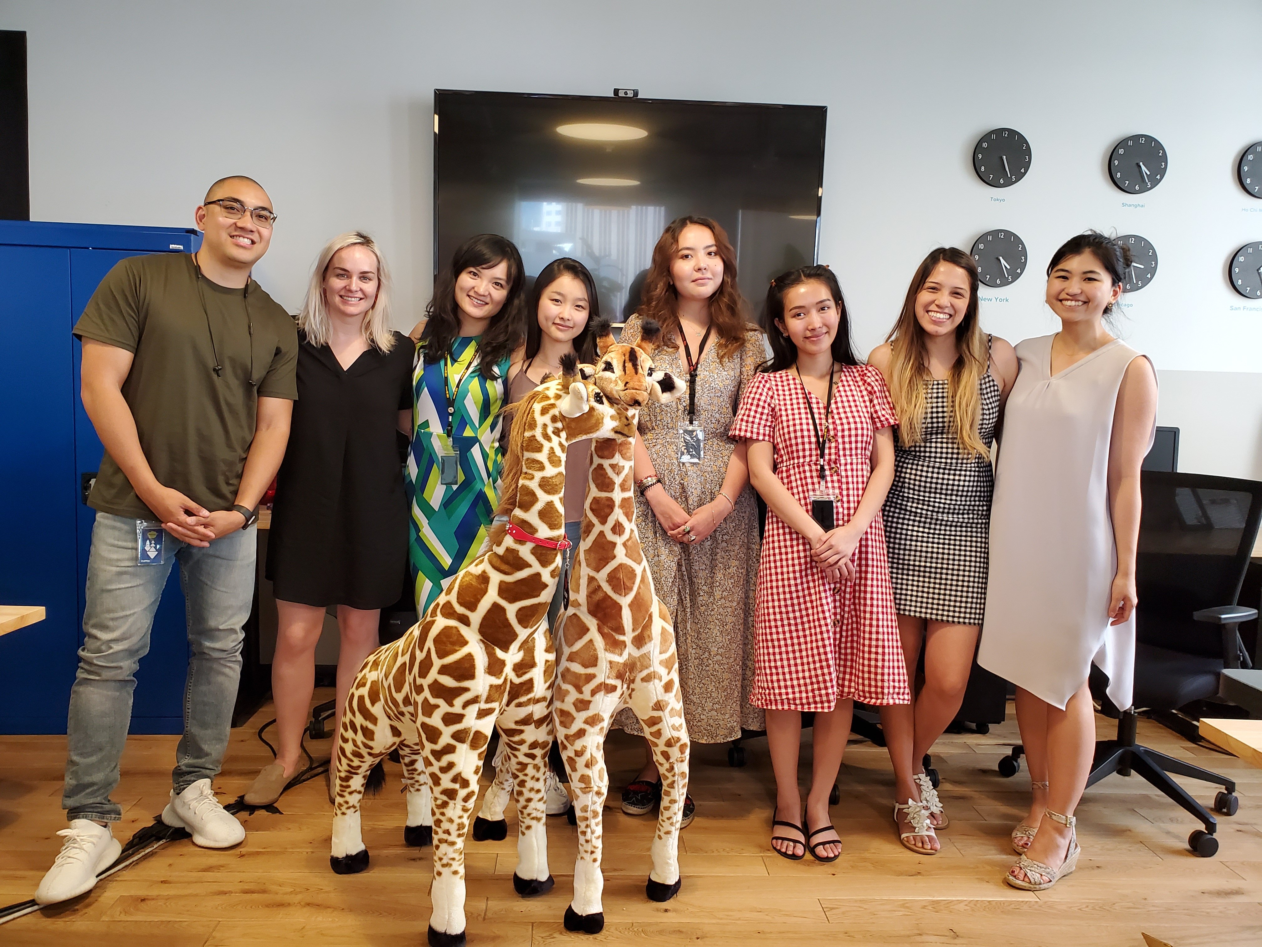 San Francisco Tech Startup Kintone Intern Eve with Marketing Team